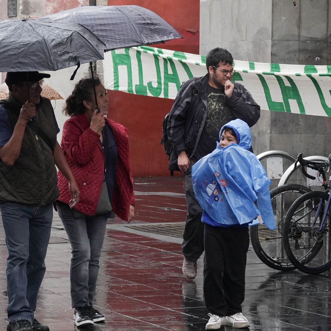 Las lluvias continúan en la capital. Foto: Cuartoscuro